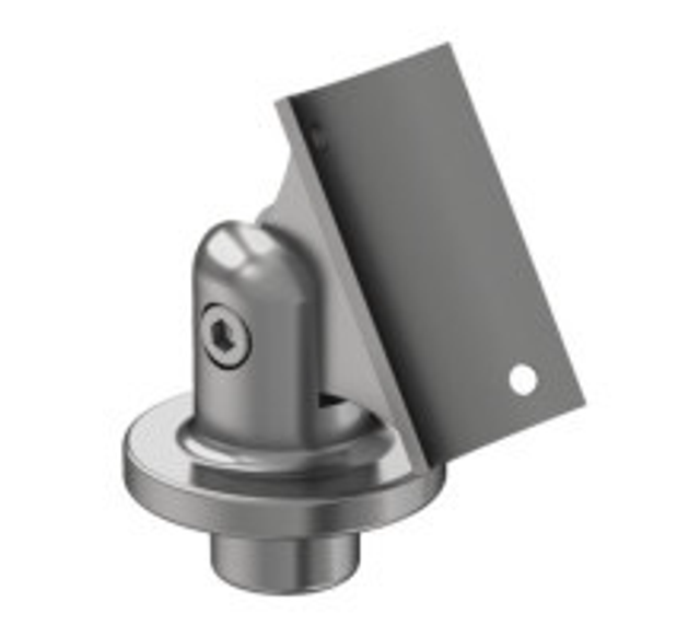 Pohyblivá hlavice na madlo 50mm a sloupek 40mm s kloboučkem imitace nerez