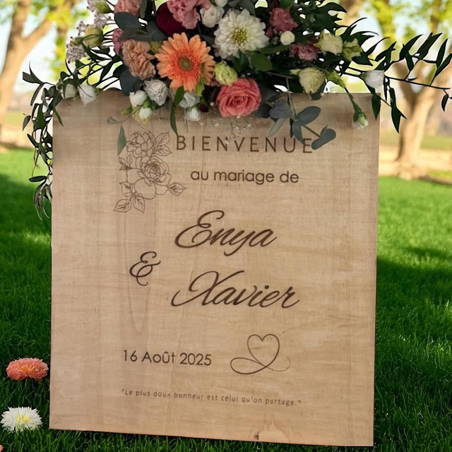 Panneau de bienvenue