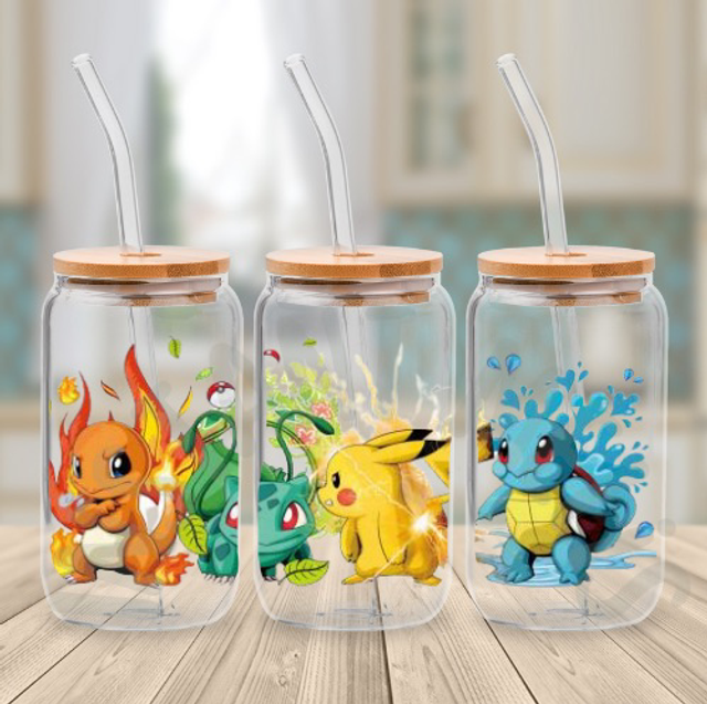 Canette en verre - Pokémon 