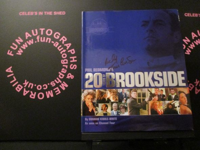 Ricky Tomlinson 'Brookside 20 Years' Authentic Autographed Hardback Book