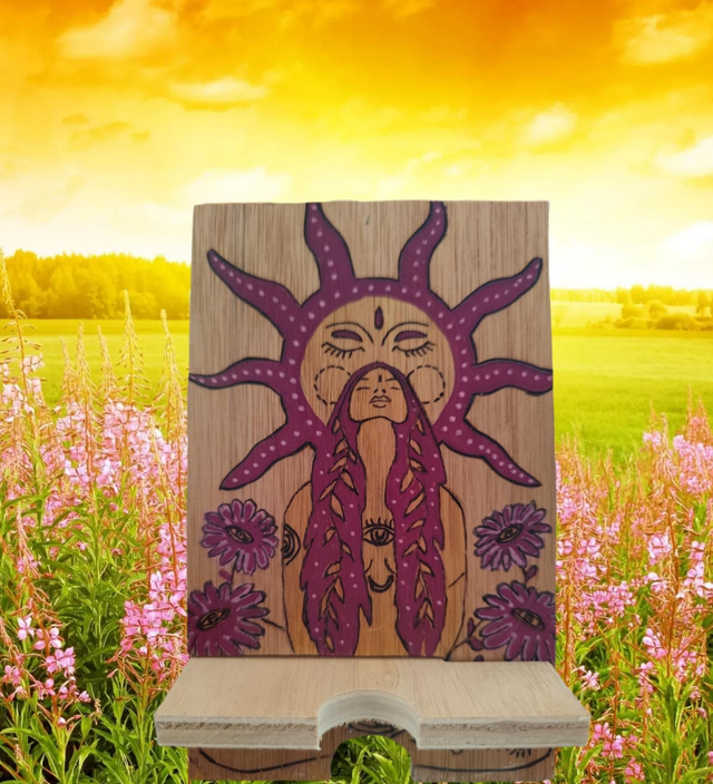 SUPPORT DE CHARGE TÉLÉPHONE FÉMININ SACRÉ