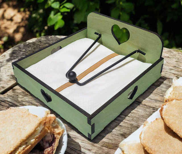 Napkin Holder - Heart