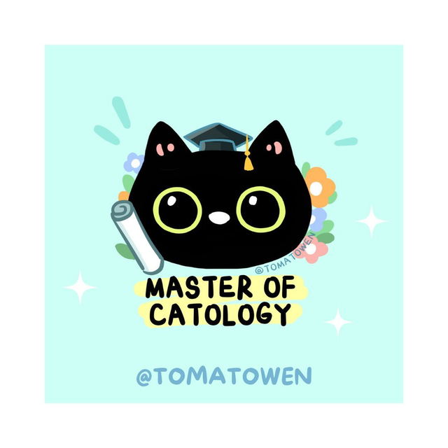 Sticker: Graduate Master of Catology
