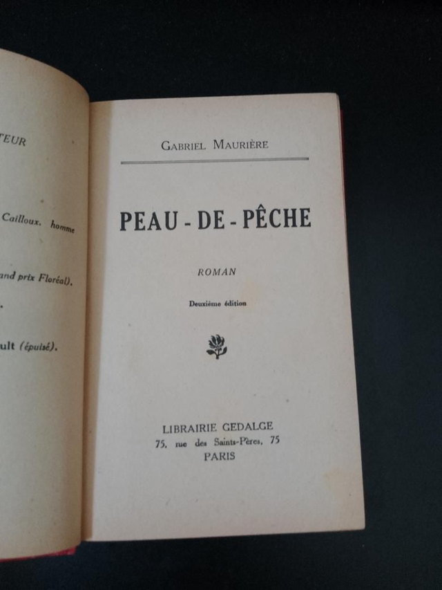 Peau-de-pêche, Gabriel Maurière