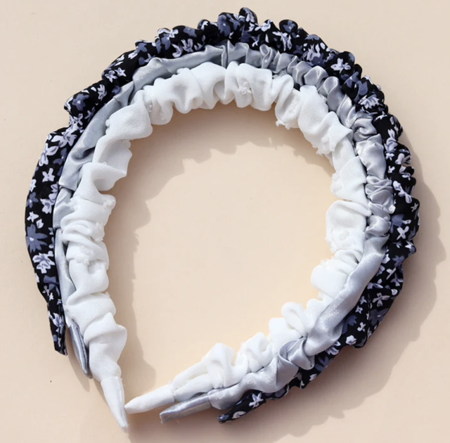 Haarbanden Cute Vibes White Satin