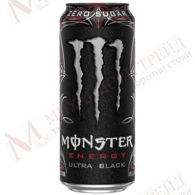 Monster Energy Ultra Black Zero 500ml (Europe)