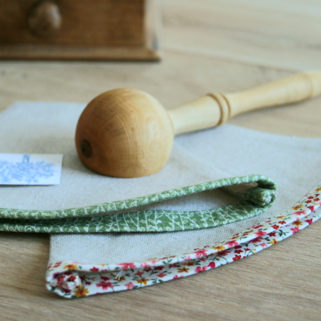 Filtre à café en lin bio / Jardin japonais