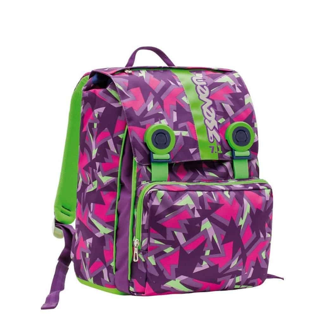 Zaino Seven triplicabile TAG GIRL rosa verde
