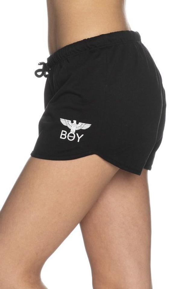 465906 - BOY LONDON Short donna in cotone con logo sul lato