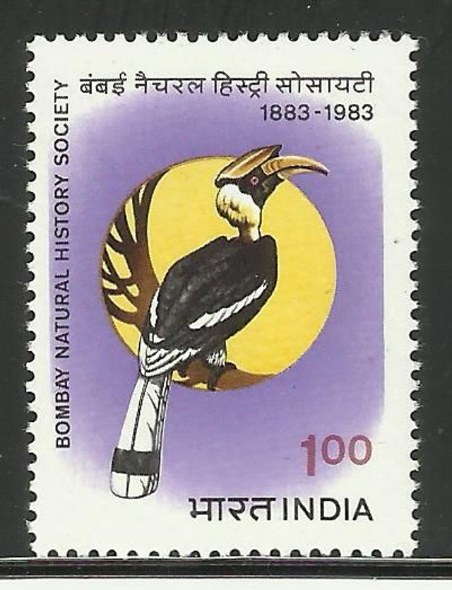 India 1983 Great Hornbill MNH
