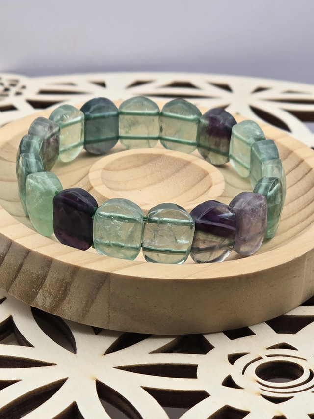 Bracelet Fluorite 1,6 x 1,2 cm