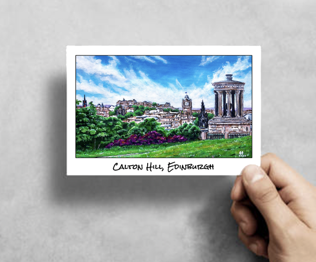 X10 Postcards - Calton Hill, Edinburgh (40p a unit)
