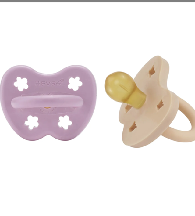 HEVEA - NATURAL RUBBER PACIFIER ROUND 3-36 MONTHS