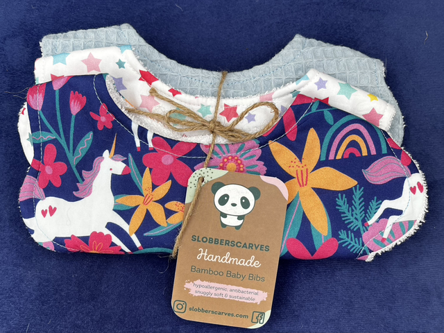 Three Pack Collar Style Bamboo Bibs 