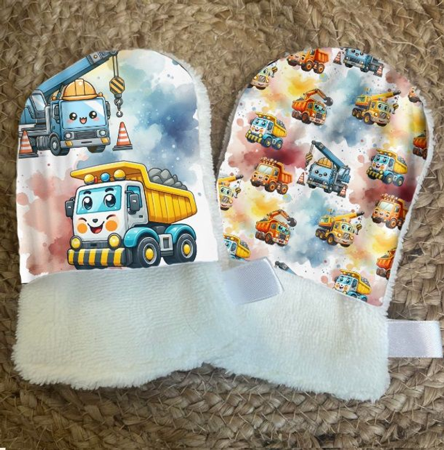 Gant de toilette Engin de chantier