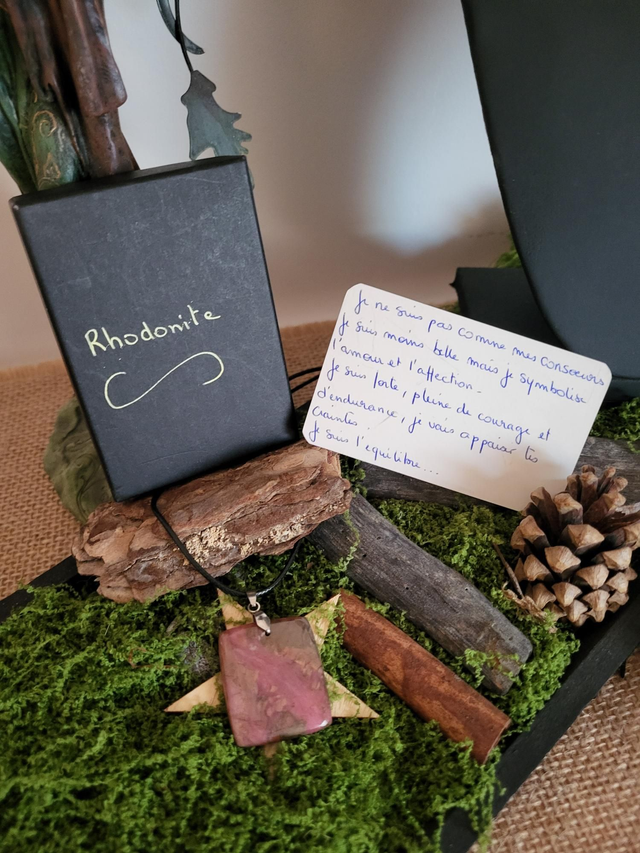 Pierre de l'âme : Rhodonite 1