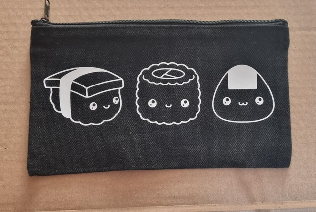 Kawaii Sushi Roll Zip Case