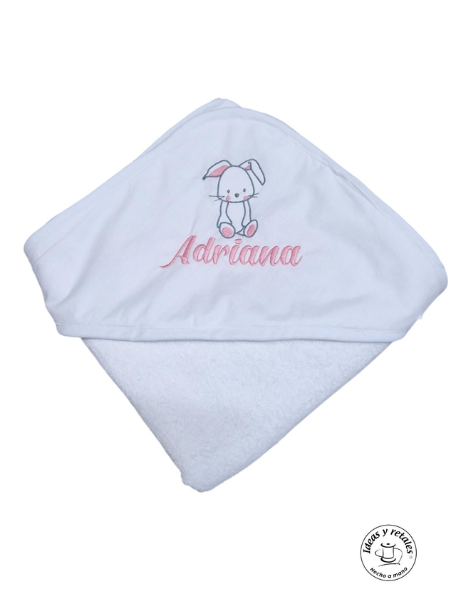 Capa de baño dibujo bordado