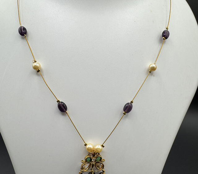 Invisible chain purple 