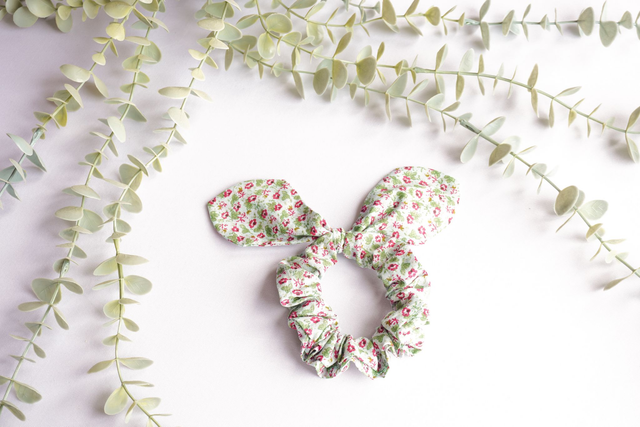 Rosie Bunny Ear Scrunchie 