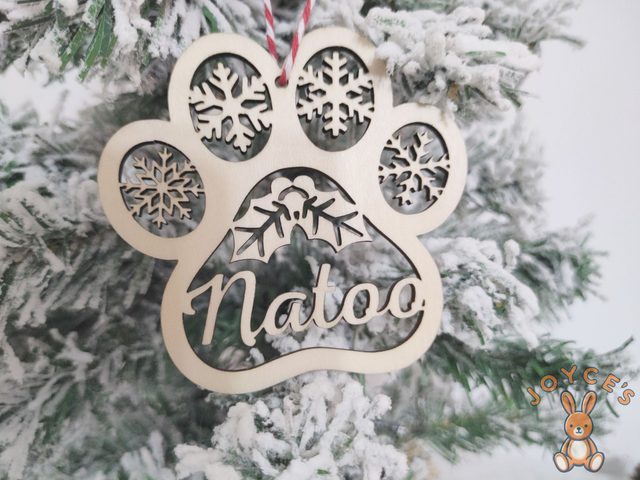 Boule de noël personnalisée - 9cm - Modèle Natoo