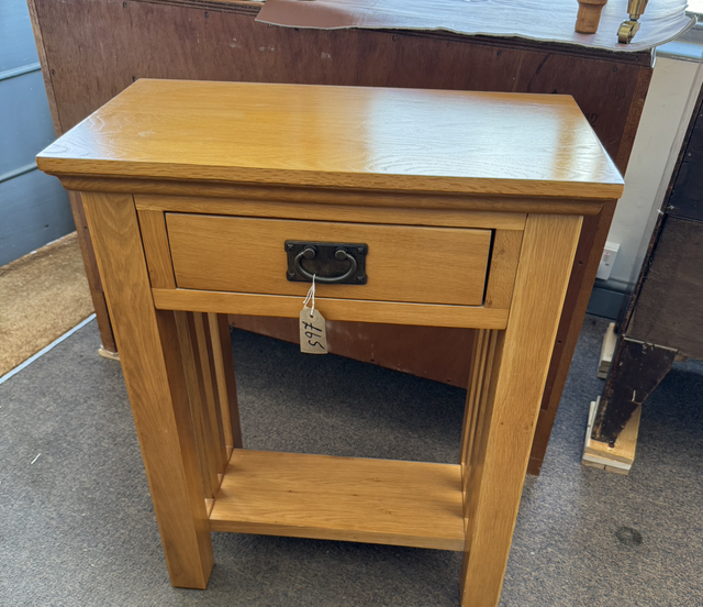 Small Oak Console/ Hall Table