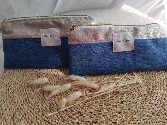 Trousse upcyclée OR