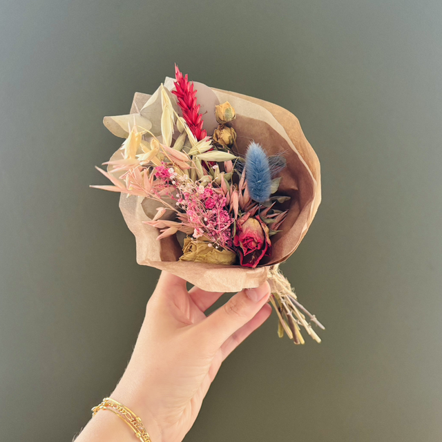 Pink and red mini bouquet