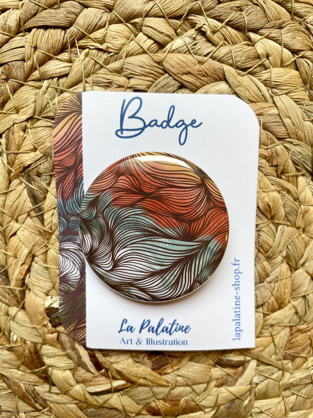Badge brouillard d'automne