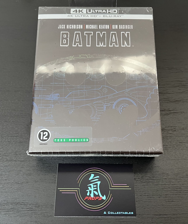 4K Blu-Ray : Batman Collector's Edition Steelbook * New * 1989 * Michael Keaton * Jack Nicholson *