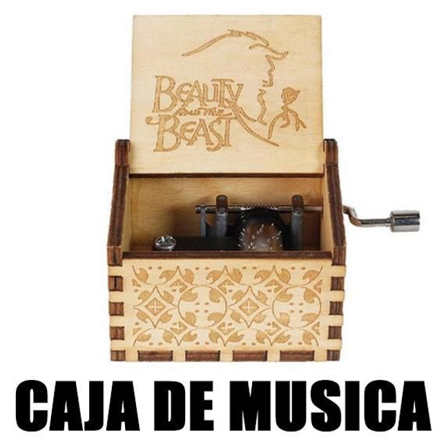CAJA DE MUSICA MANUAL LA BELLA Y LA BESTIA