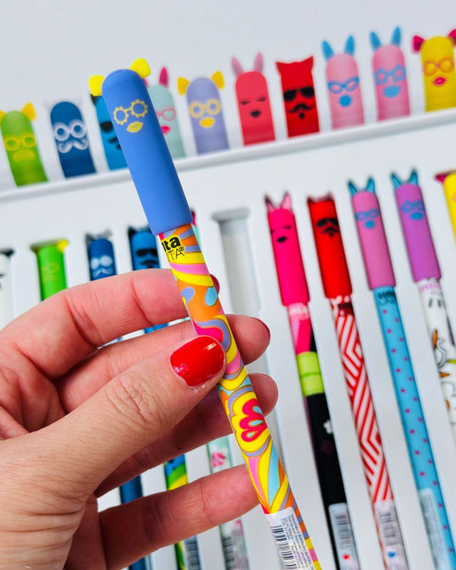 Box 12 penne cancellabili e ricaricabili TintaUnita