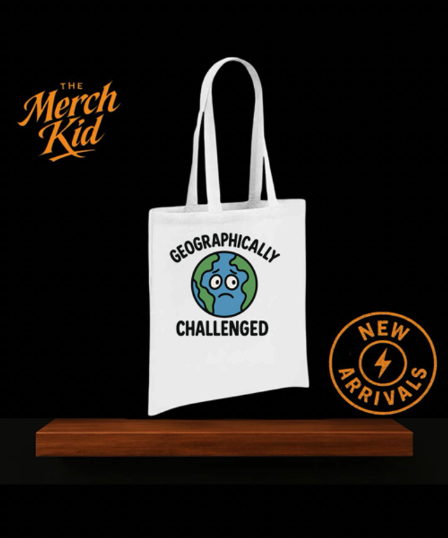 Geographically Challenged Tote Bag White