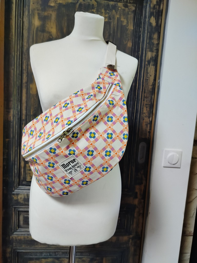 Sac banane XXL  syle vintage