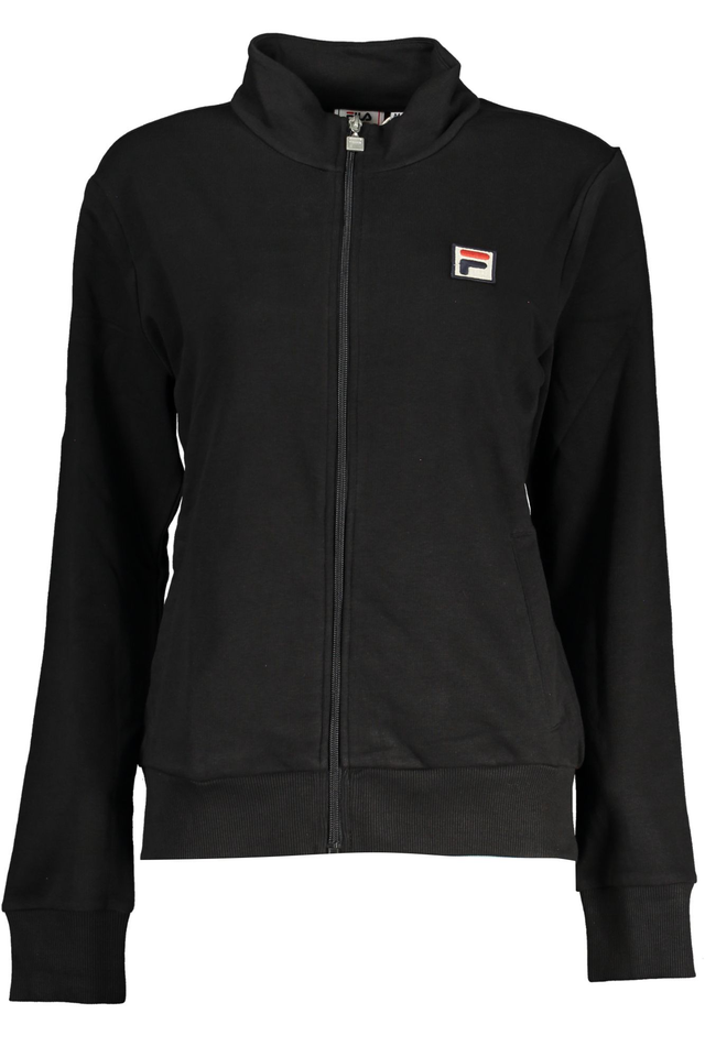 FILA FELPA CON ZIP DONNA NERO