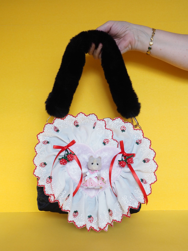 Wren Strawberry Wolf Mini Sweetheart Handbag