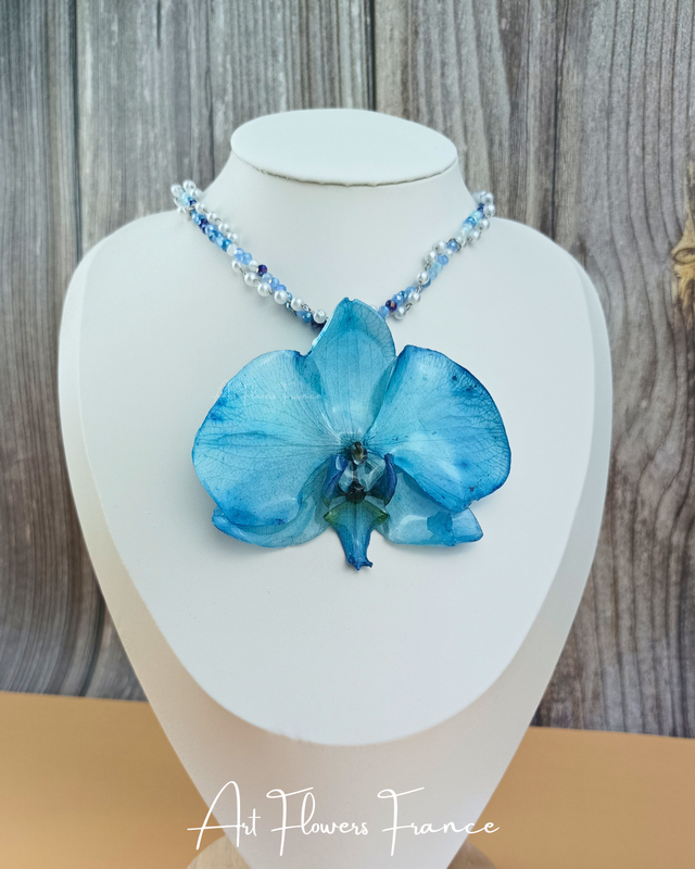 Collier orchidée (1)