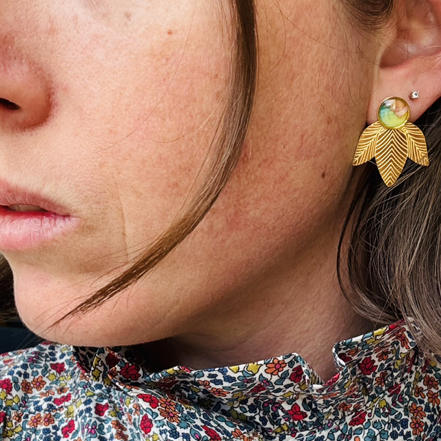 En stock 🛍️ Les Lotus bleu vert