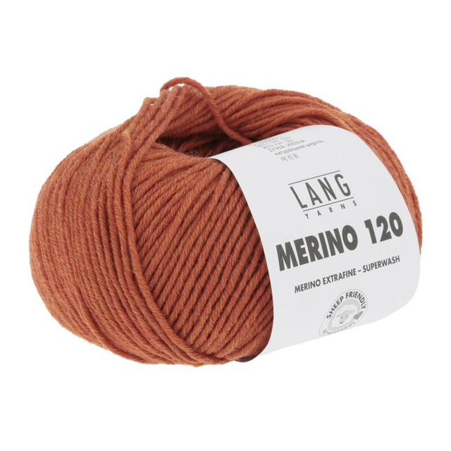 Merino 120 | 34.0559 | orange melange