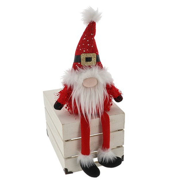 Sitting Santa Gonk With Dangly Legs