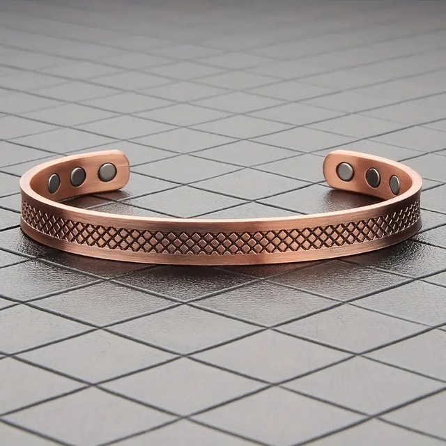  Bracelet magnétique en cuivre hypoallergénique,