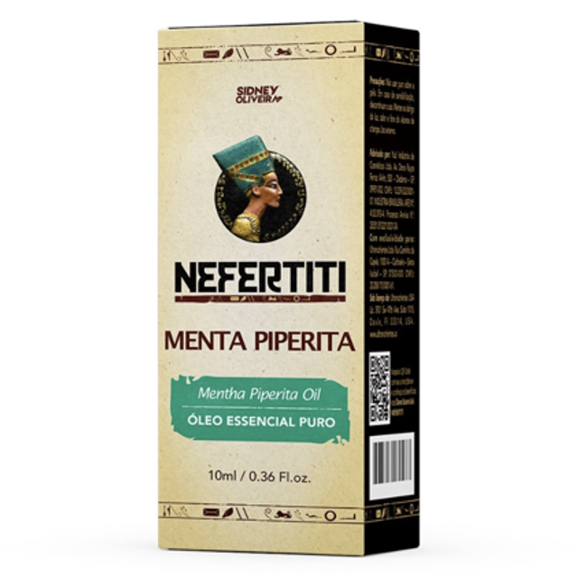 ÓLEO ESSENCIAL PURO MENTA PIPERITA NEFERTITI 10ML SIDNEY OLIVEIRA