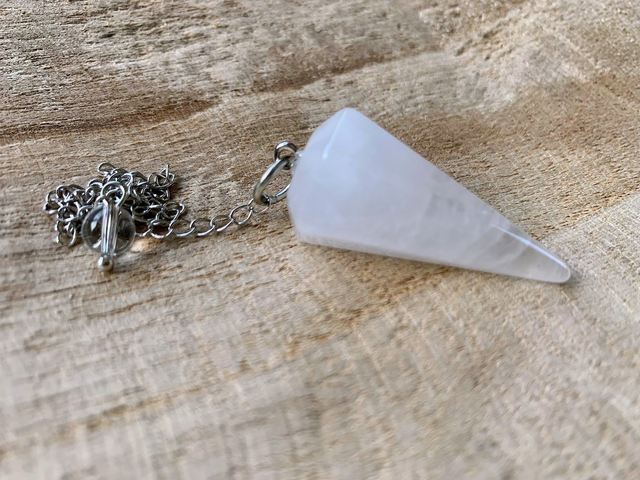 Pendule Cône Cristal de Roche