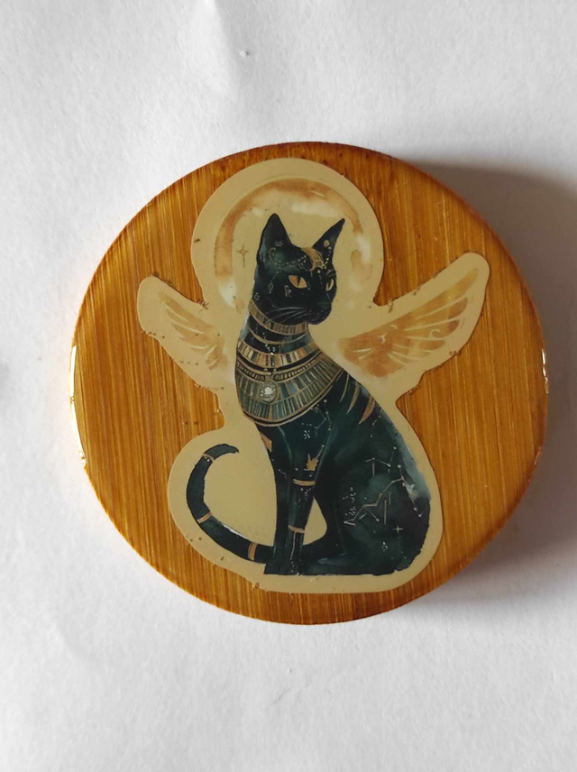 Décapsuleur chat égyptien magnétique frigo