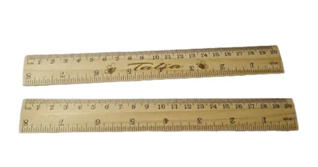 Règle en Bois 20 cm Personnalisable