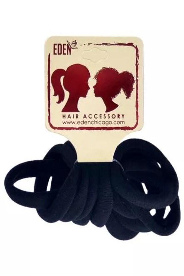 NYLON PONYTAIL HOLDER 35CM - BLACK (64351)