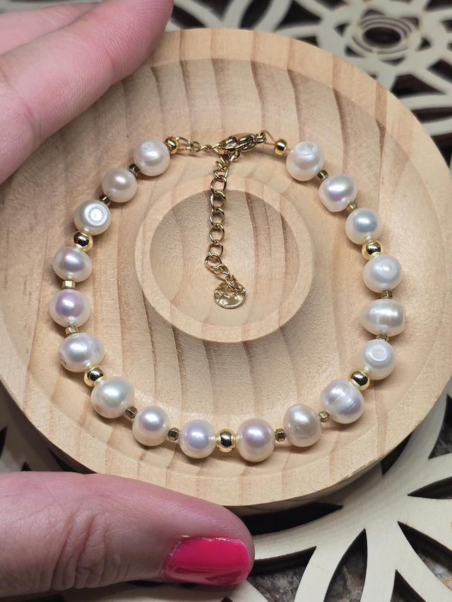 Bracelet Perle de culture d'eau douce 0,7 cm