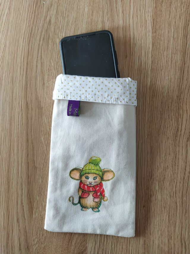 Etui à lunettes / téléphone - Souris