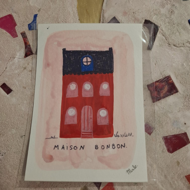 Mal19 A6 originale Maison bonbon 