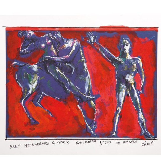 Dalle Metamorfosi di Oviodio Deianira, Nesso ed Ercole A